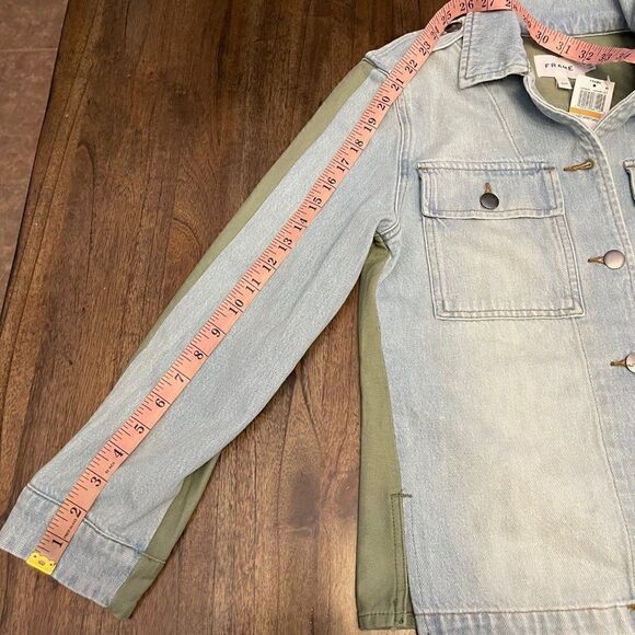 FRAME Cargo Denim Jacket $345 - Picture 9 of 12